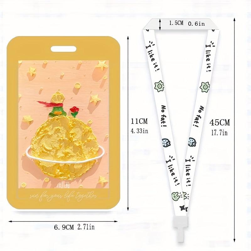 Oil Painting Series Male And Female ID Card Sets