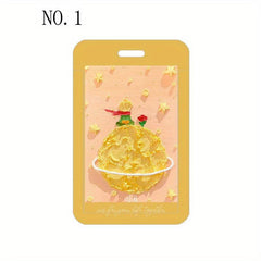 Oil Painting Series Male And Female ID Card Sets