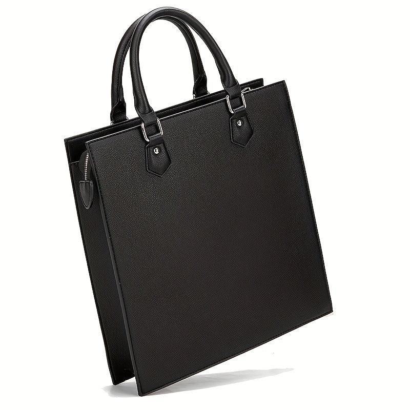 Men's Business Portable Briefcase A4 File Bag Small Bag Women's Briefcase