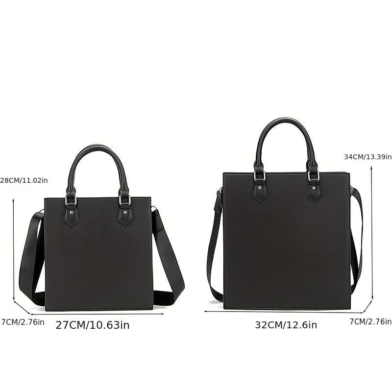Men's Business Portable Briefcase A4 File Bag Small Bag Women's Briefcase