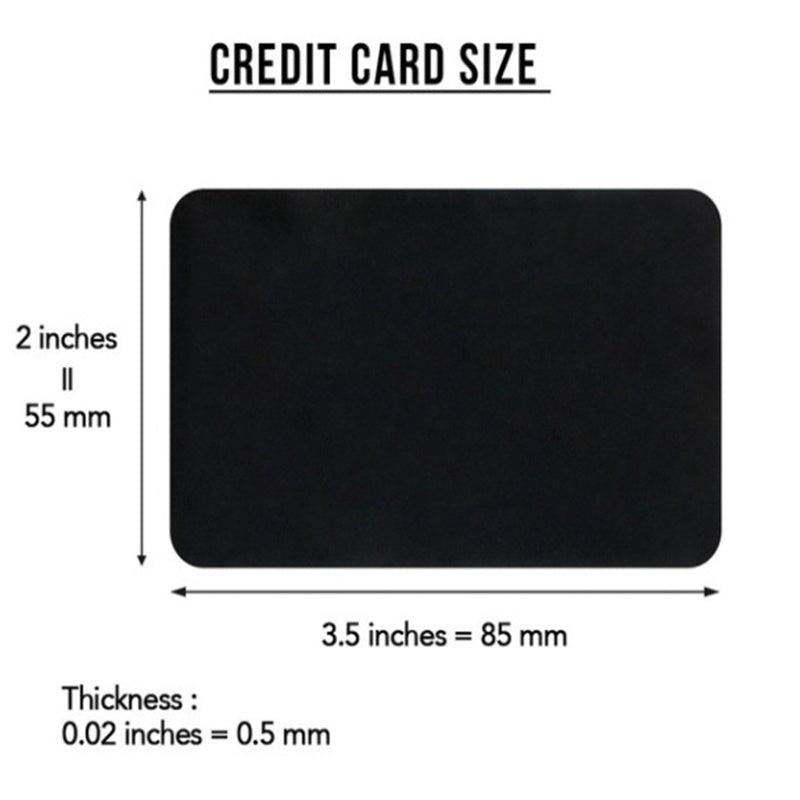 Engraved Wallet Insert Card Love Birthday Christmas Gift