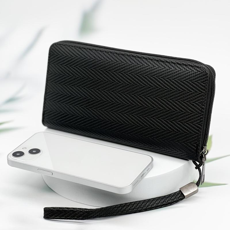 Men's Long Capacity Wallet for Business, Large Card Holder