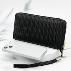 Men's Long Capacity Wallet for Business, Large Card Holder
