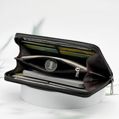 Men's Long Capacity Wallet for Business, Large Card Holder