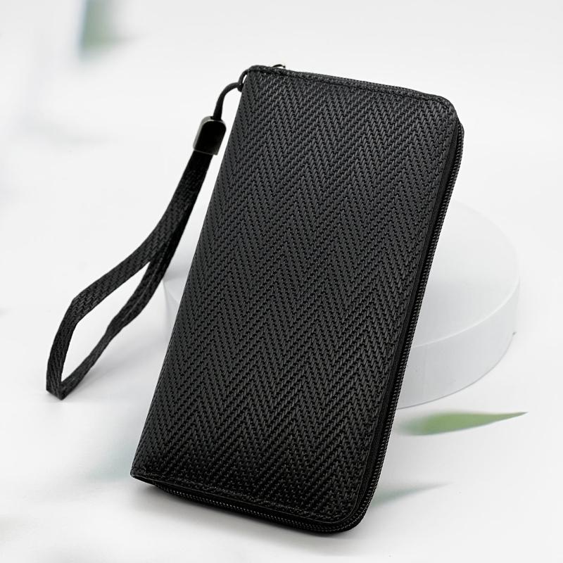Men's Long Capacity Wallet for Business, Large Card Holder