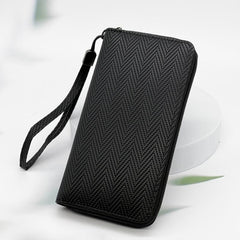 Men's Long Capacity Wallet for Business, Large Card Holder