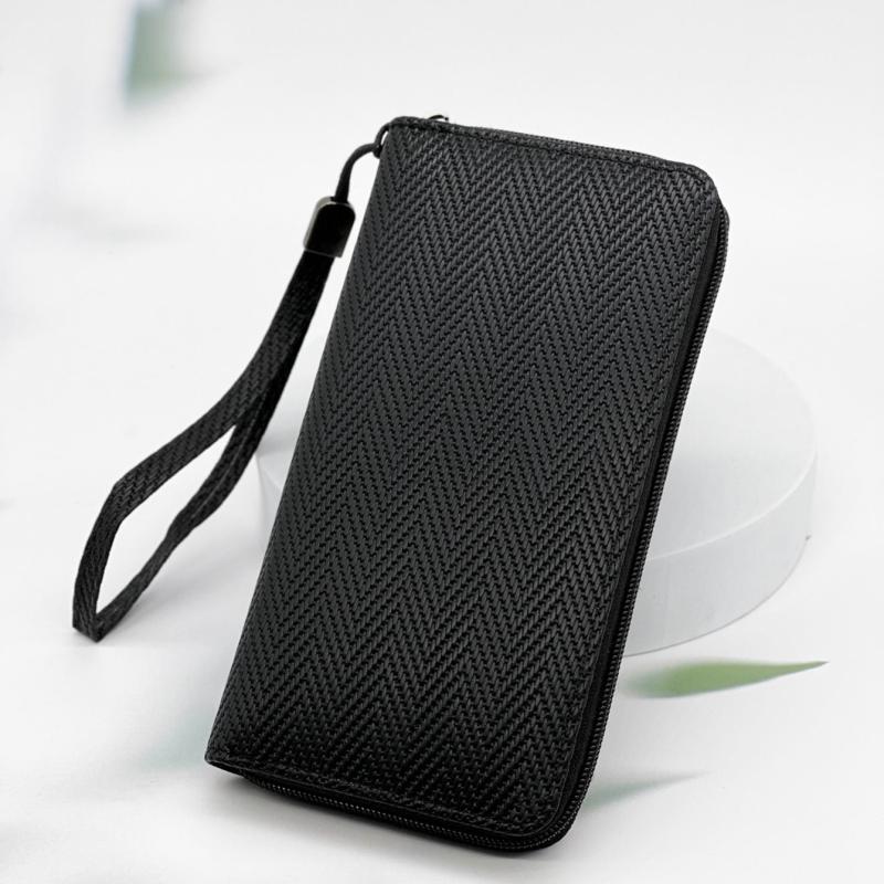 Men's Long Capacity Wallet for Business, Large Card Holder