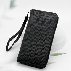 Men's Long Capacity Wallet for Business, Large Card Holder