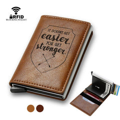 RFID Blocking Card Holder Pop-up Credit Card Holder Money Clip