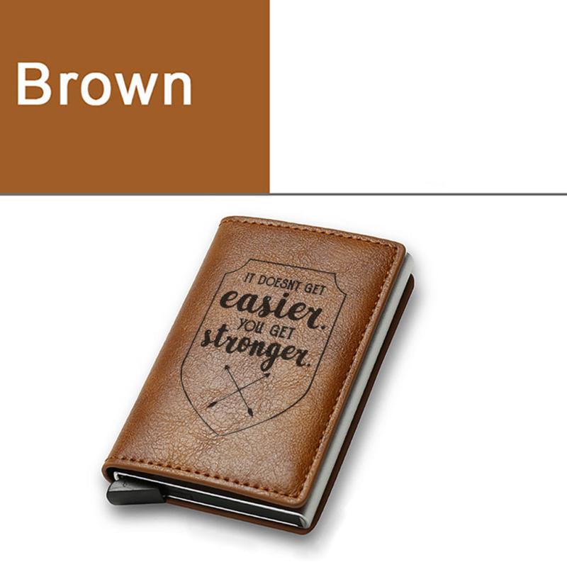 RFID Blocking Card Holder Pop-up Credit Card Holder Money Clip
