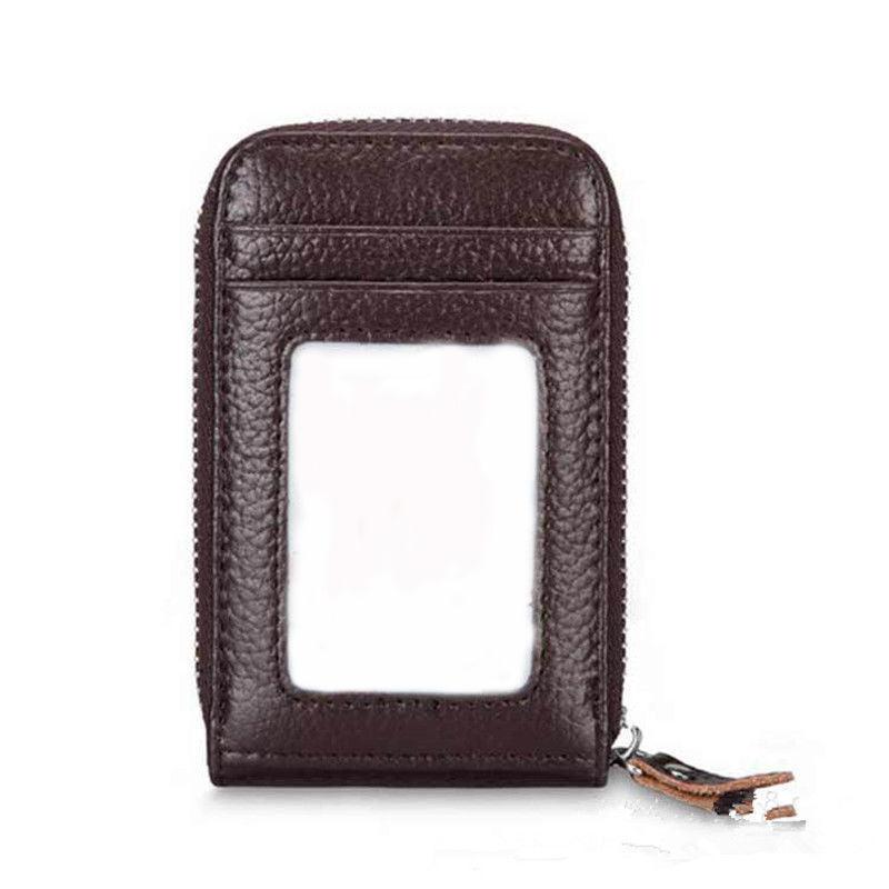 Organ Card Holder Zipper Wallet Men Women Credit Card Holder