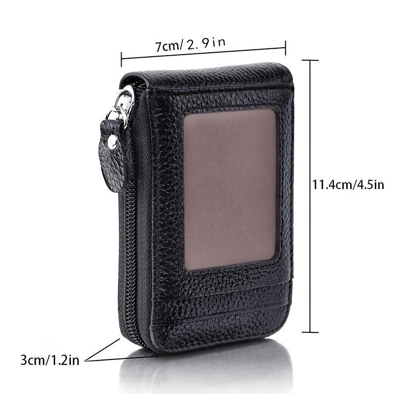 Organ Card Holder Zipper Wallet Men Women Credit Card Holder