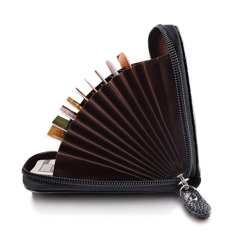 Organ Card Holder Zipper Wallet Men Women Credit Card Holder