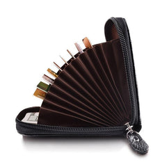 Organ Card Holder Zipper Wallet Men Women Credit Card Holder