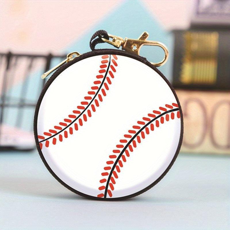 Men's Zipper Coin Purse Sports Ball Storage Box