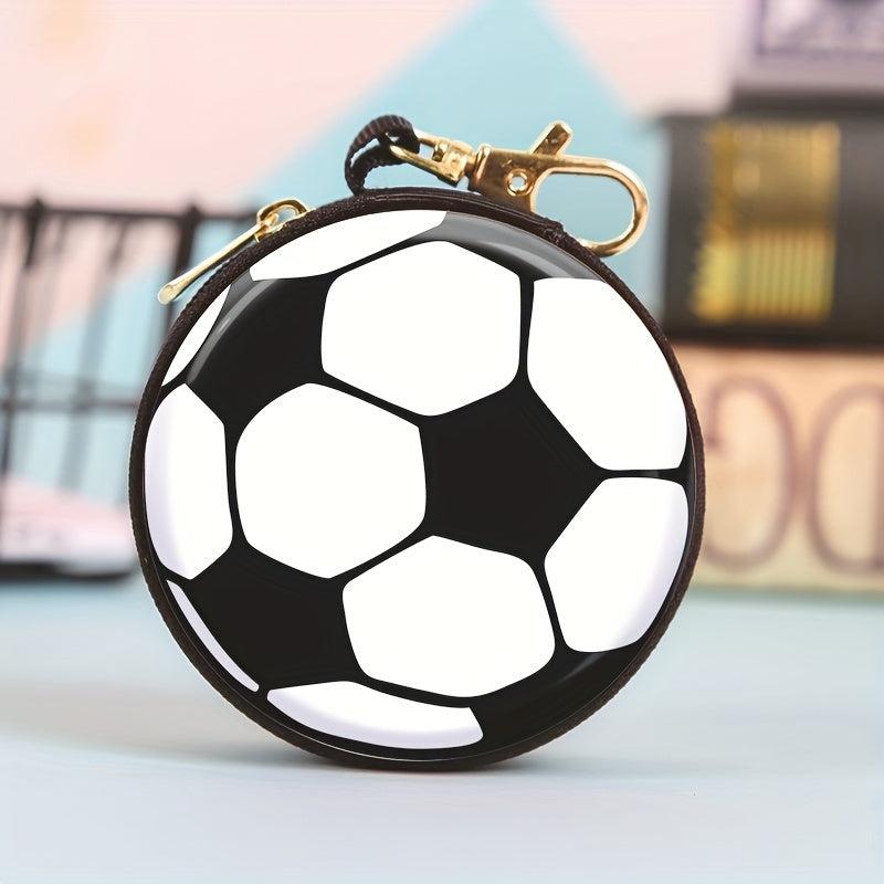 Men's Zipper Coin Purse Sports Ball Storage Box