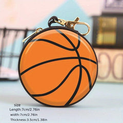 Men's Zipper Coin Purse Sports Ball Storage Box