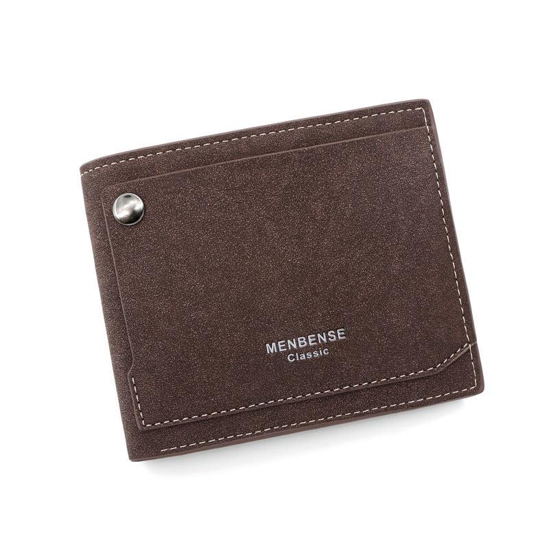 Men's Casual Short Wallet Large Capacity Coin Purse