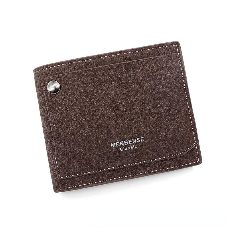 Men's Casual Short Wallet Large Capacity Coin Purse