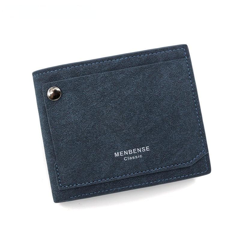 Men's Casual Short Wallet Large Capacity Coin Purse