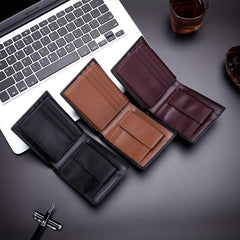 Men's Vintage RFID Blocking Leather Wallet