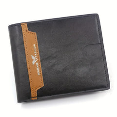 Men's Leather Short Wallet Money Clip Card Holder Purse Coin Purse Gift