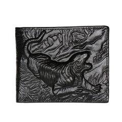 Men's Tiger Wallet Card Holder Vintage Leather