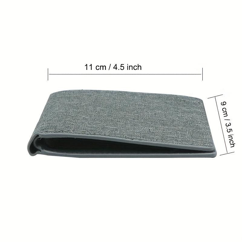 Men's Cotton Blend Short Wallet with Multiple Card Slots