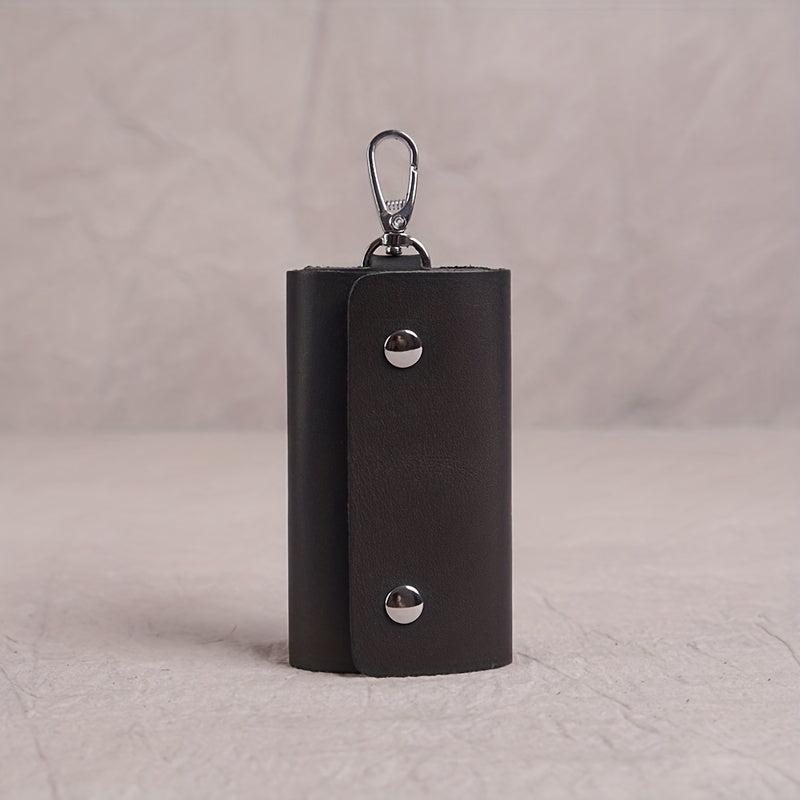 Leather Keychain Bag Car Key Case Key Storage Organizer