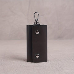 Leather Keychain Bag Car Key Case Key Storage Organizer