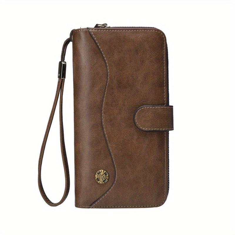 Men's Multifunctional Long Wallet Clutch Bag