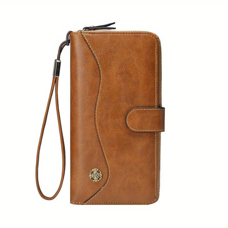 Men's Multifunctional Long Wallet Clutch Bag