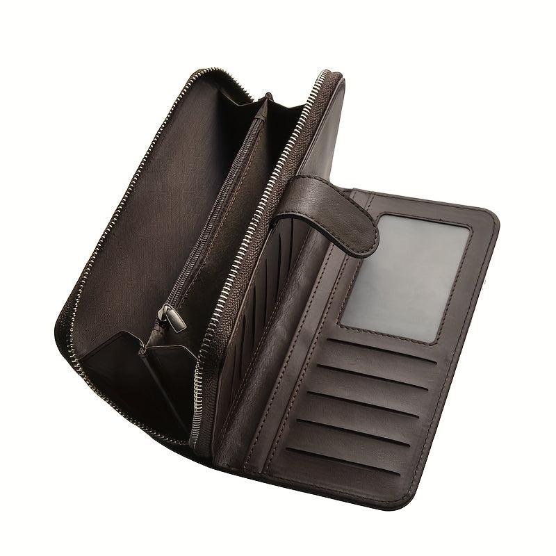 Men's Multifunctional Long Wallet Clutch Bag