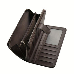 Men's Multifunctional Long Wallet Clutch Bag