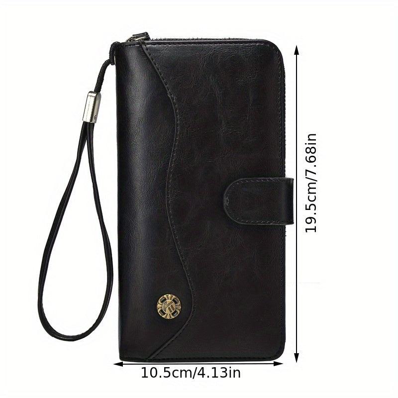 Men's Multifunctional Long Wallet Clutch Bag