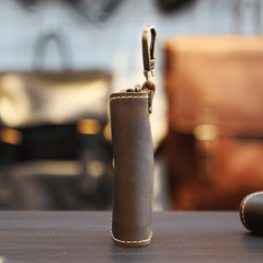 Men's Leather Key Case Top Layer Cowhide Vintage Holder