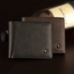 Men's Crocodile Pattern Short Wallet with Card Slots
