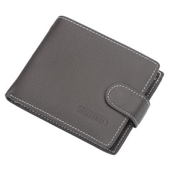 Men's Leather Short Wallet Credit Card Holder Coin Purse Money Clip