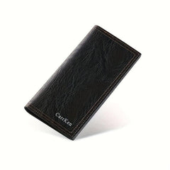 Men's Leather Long Wallet Card Holder Clutch Bag Money Clip