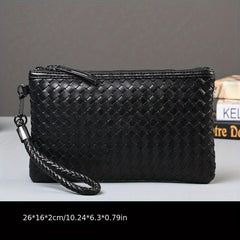 Handwoven Envelope Bag Men's Business Briefcase A4 File Bag