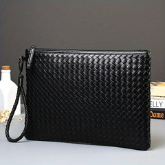 Handwoven Envelope Bag Men's Business Briefcase A4 File Bag