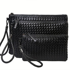 Handwoven Envelope Bag Men's Business Briefcase A4 File Bag