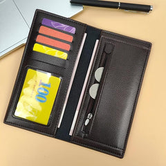 Men's Casual Long Ticket Clip Holder Purse