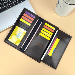 Men's Casual Long Ticket Clip Holder Purse