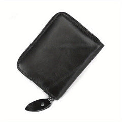 RFID Anti Magnetic Men's Leather Card Bag Wallet with 11 Slots