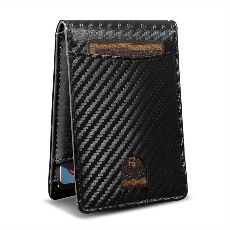 Leathaire Slim RFID Wallet Money Clip Bifold Leather Wallet Minimalist Men Walle