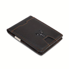 Men's Wallet With Card Slots Money Clip Top Layer Cowhide