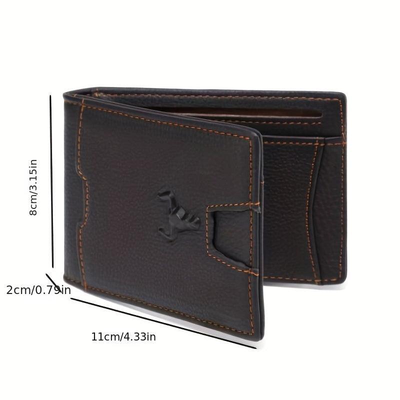 Men's Wallet With Card Slots Money Clip Top Layer Cowhide