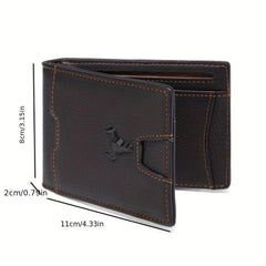 Men's Wallet With Card Slots Money Clip Top Layer Cowhide