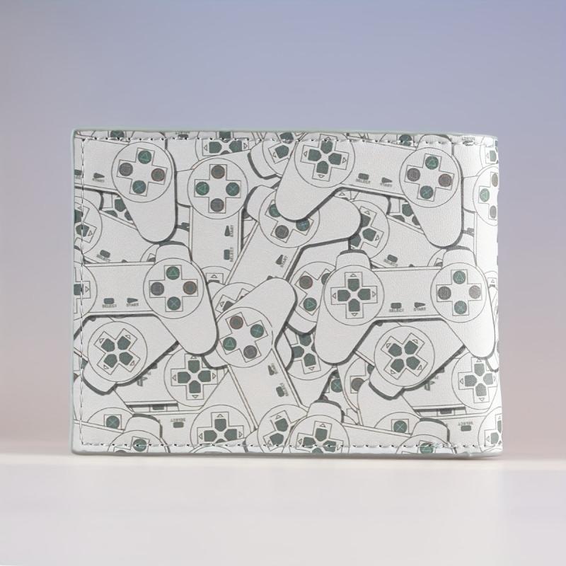 Game Controller Pattern Short Wallet with Card Slots
